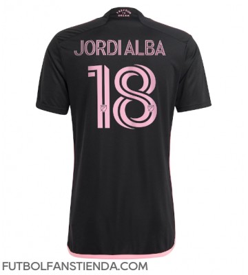 Inter Miami Jordi Alba #18 Segunda Equipación 2023-24 Manga Corta